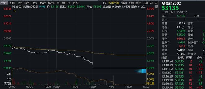 多晶硅期货跌停！知情人士：多晶硅龙头被约谈确有其事