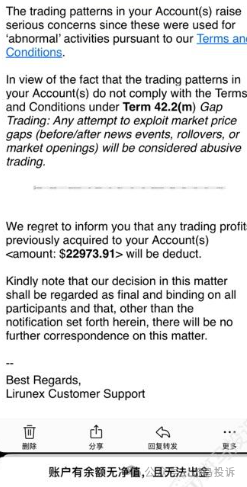 盈利22973美元被扣光?用户投诉这家平台“利惠集团”以“跳空”理由不给出金! 盈利22973美元被扣光?用户投诉这家平台“利惠集团”以“跳空”理由不给出金!